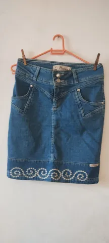 Saias e Bermudas Jeans Femininas Tam M