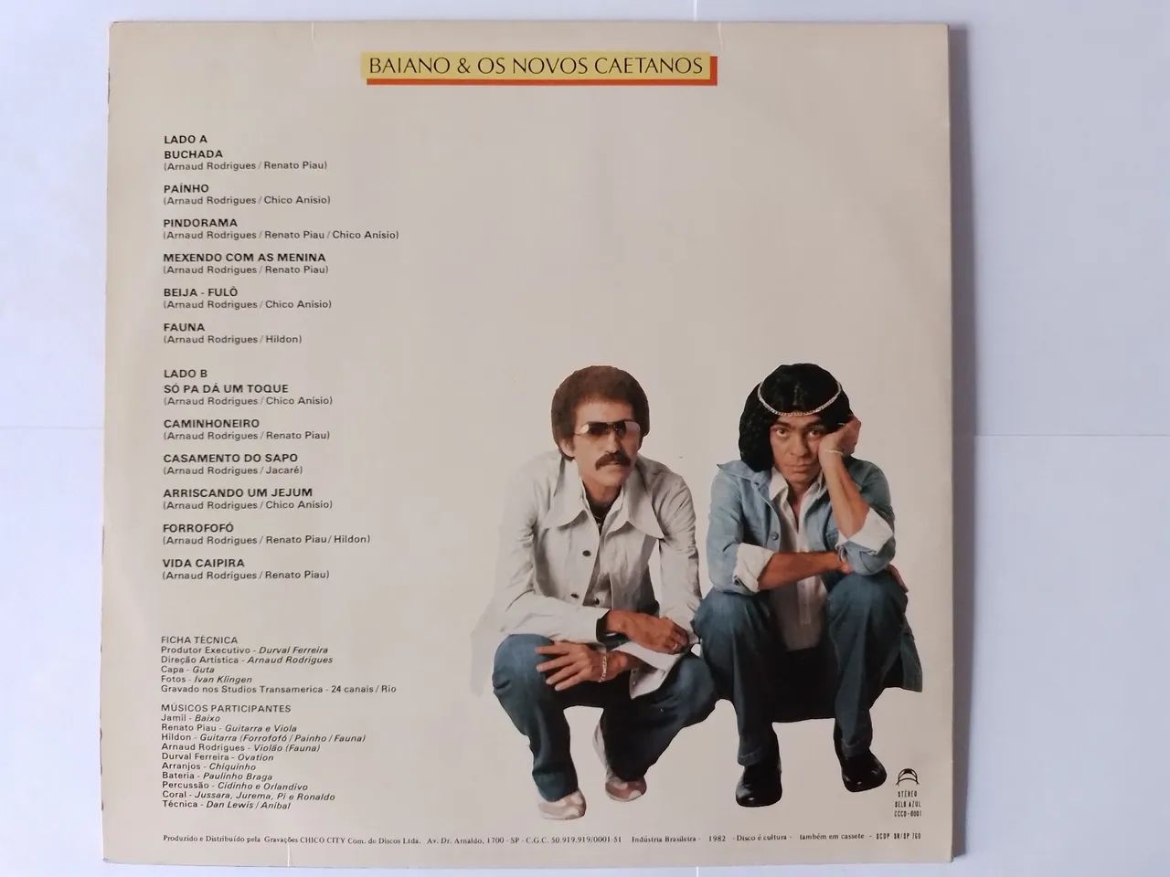 Baiano & Os Novos Caetanos - A Volta - Vinil - Foto 2