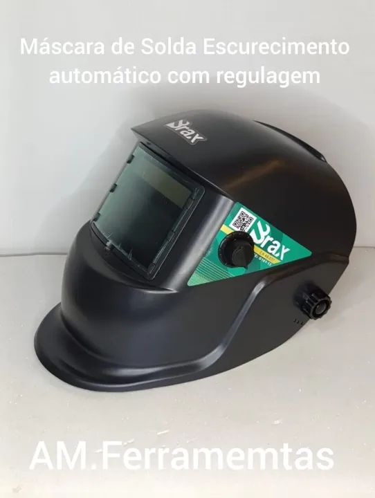Máscara de solda escurecimento automático com regulagem 