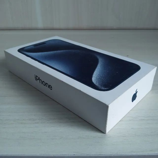 Caixa Iphone 15 Pro    Apple  Original  peça de colecionador valorize seu telefone com ela - Foto 3