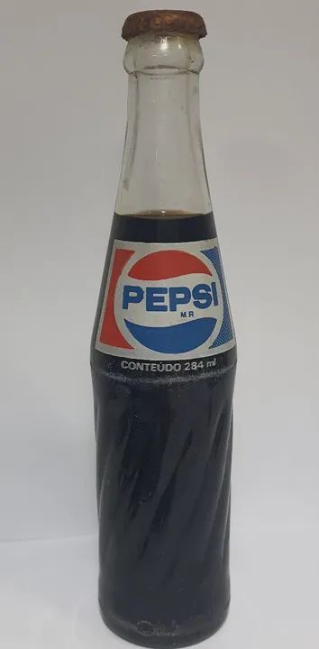 Antiga Garrafa de vidro Pepsi-Cola Lacrada 284ml - Foto 5