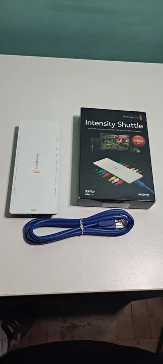 Placa de captura blackmagic intesity shutle usb
