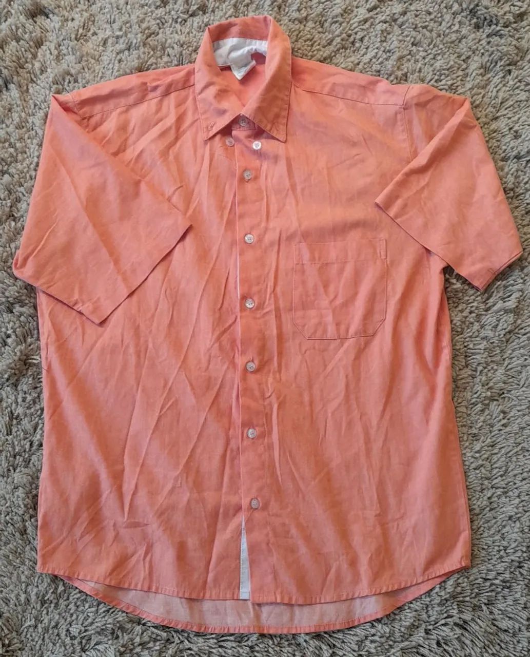 Camisa manga curta laranja