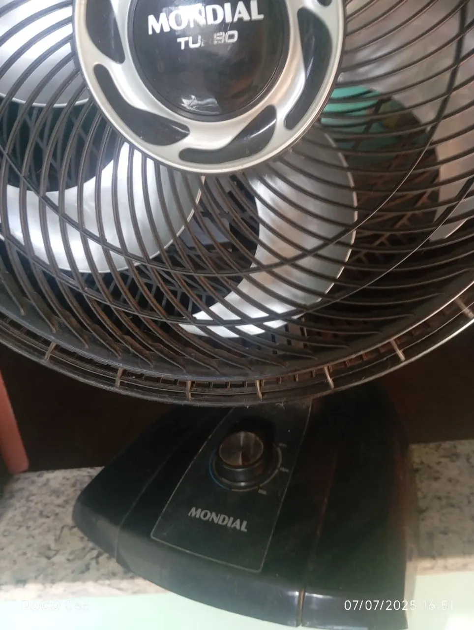 Ventilador de Mesa Mondial Turbo
