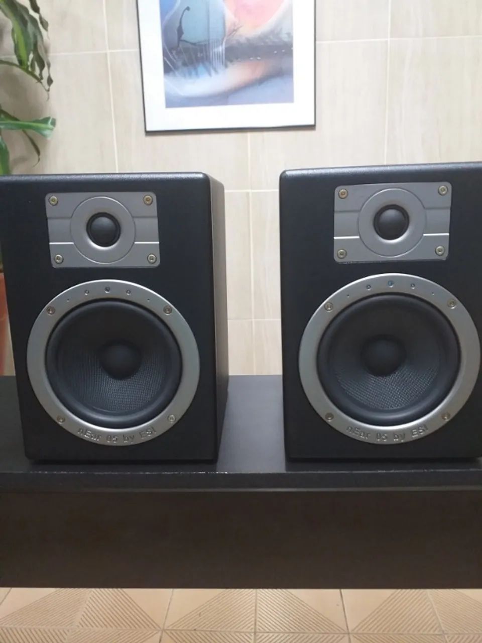 Par de Monitores de Estúdio Profissional - Bi Amplificados - Falante de Kevlar - Novo!