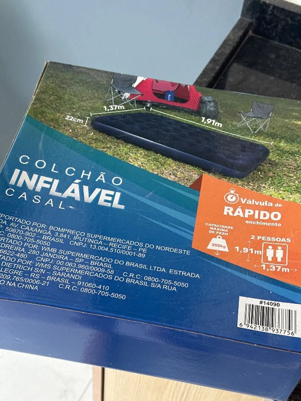 Colchão inflável casal 