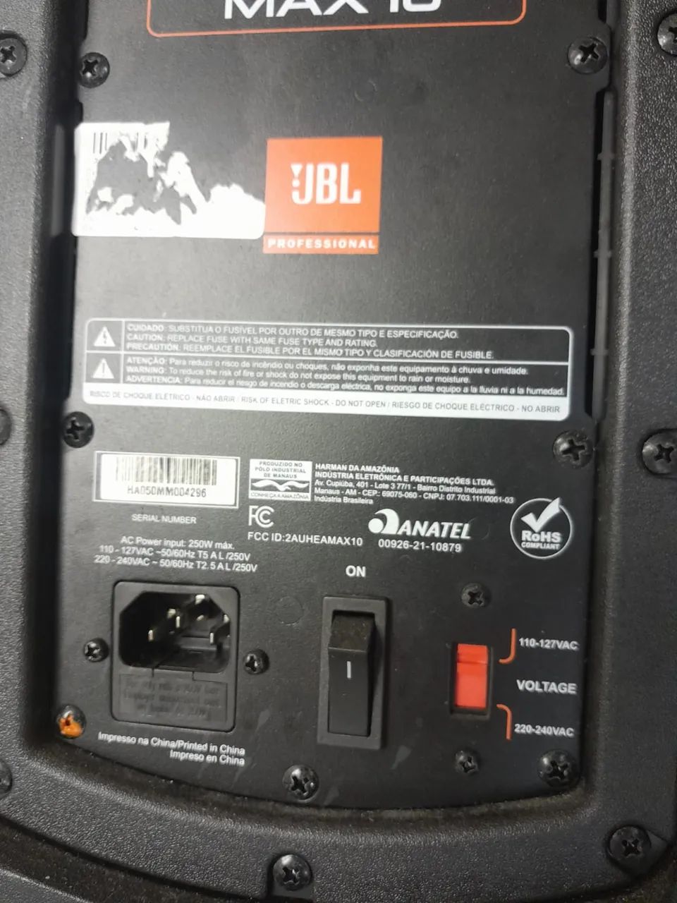 Caixa de som JBL MAX 10 - Foto 4