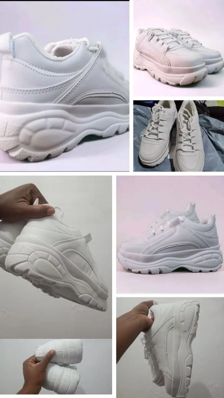 Tênis Unissex Casual Branco