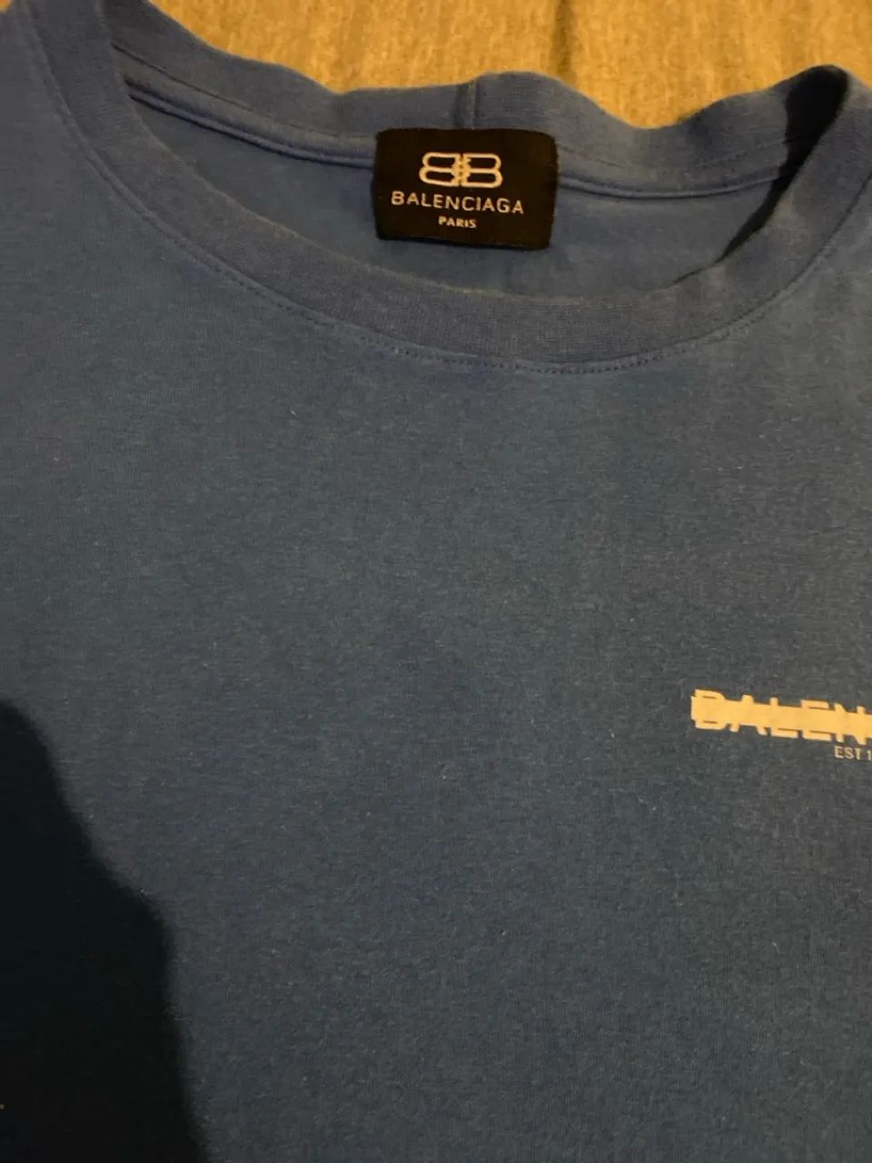 Camiseta Balenciaga Azul - Foto 3