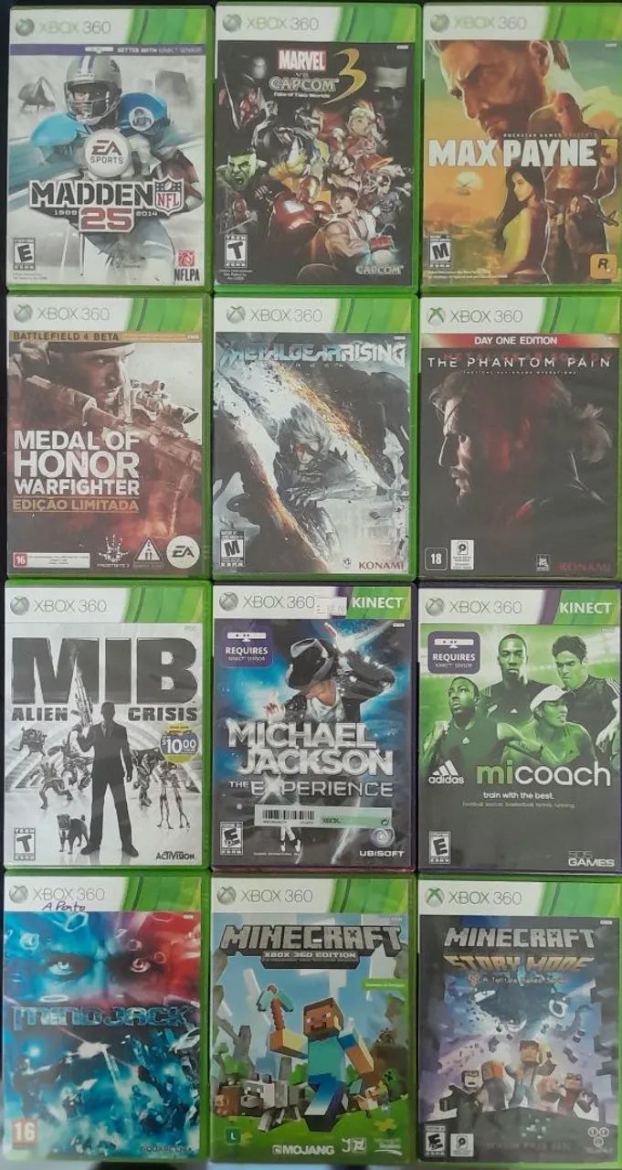 Jogos Xbox 360 - preços na descrição 