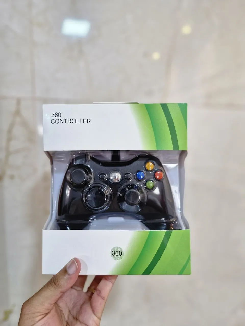 Controle xbox 360 com fio 66.00 Reais