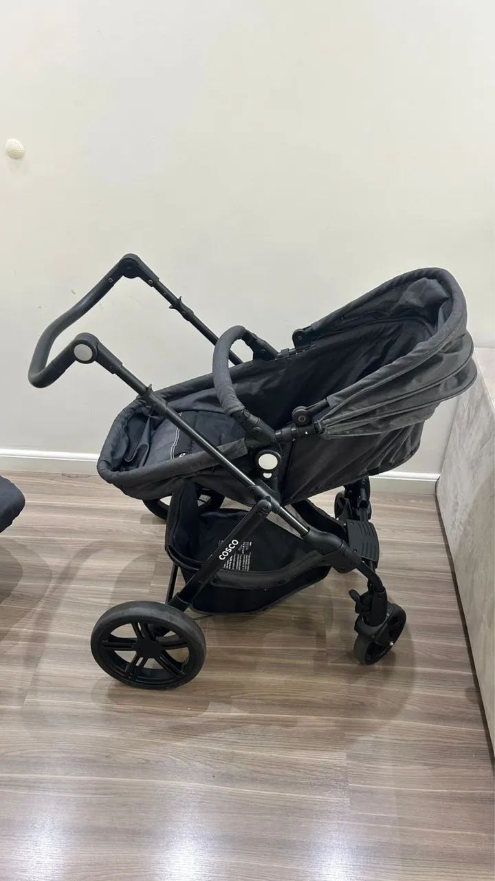 Carrinho de bebê e Travel Comfort Travel System Poppy 3.0 TRIO COSCO Preto - Foto 5