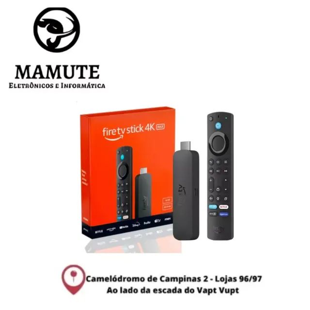 Amazon Fire Tv Stick 4k Max 16gb Wifi 6 - Dispositivos de