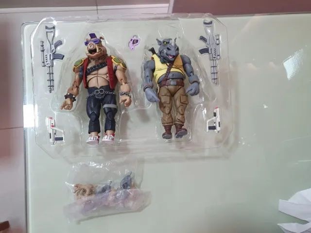  Rocksteady e Bebop - Marca Neca com Caixa - Foto 5