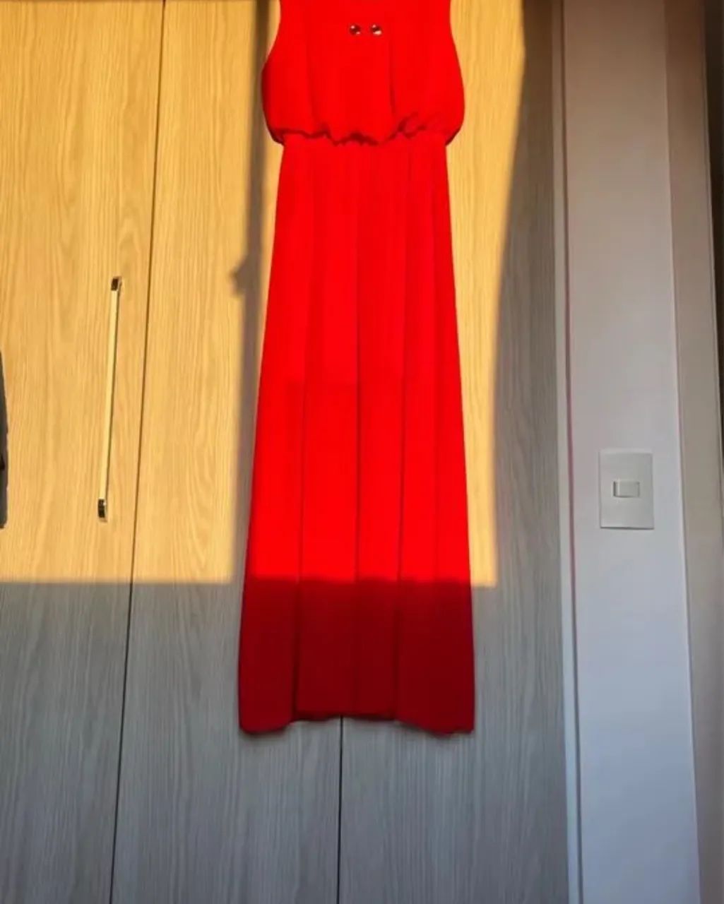 Vestido Longo tam M Vermelho festa Fiondontina - Foto 6