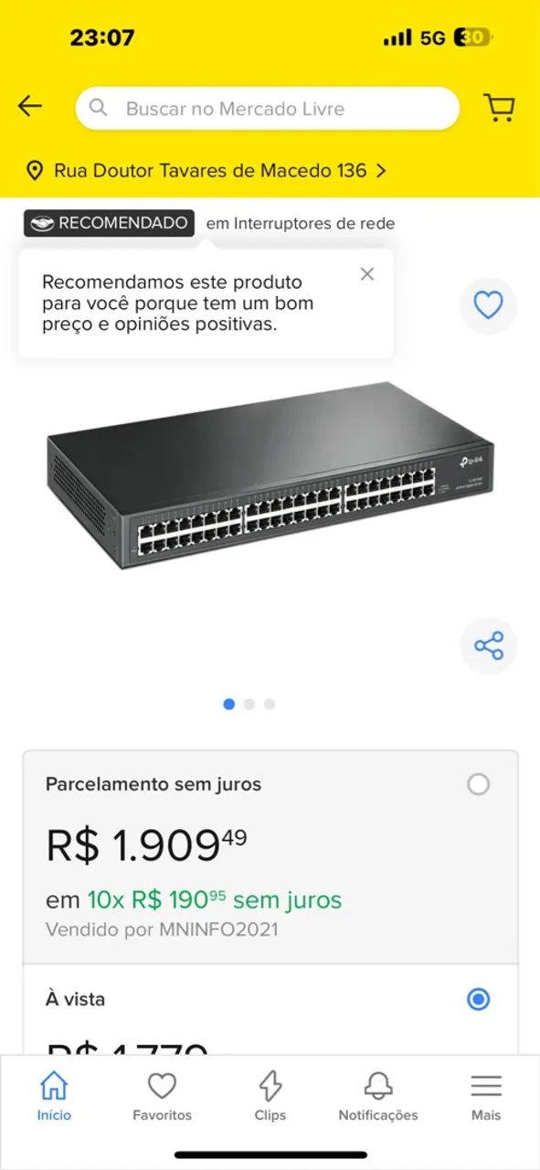 Switch TP-Link TL-SG1024 - 24 Portas Gigabit - Foto 2