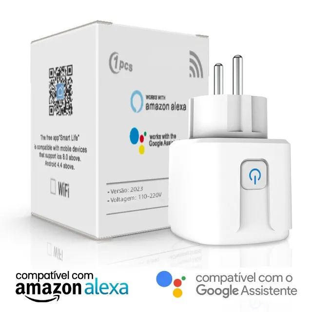 Tomada Inteligente Smart Wifi Google Home Alexa Tuya