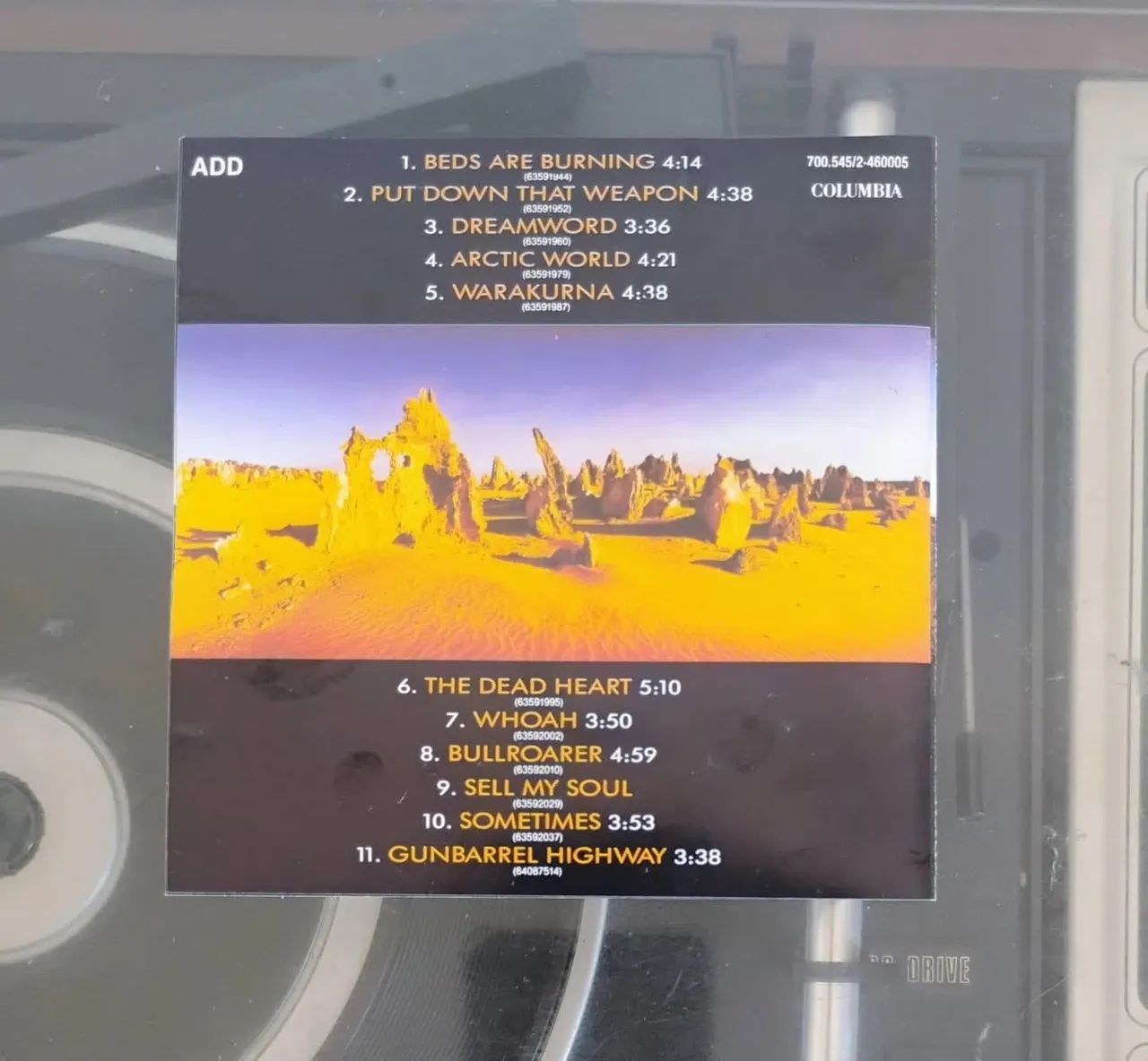 CD Midnight Oil " Diesel and Dust" (usado) - Foto 5