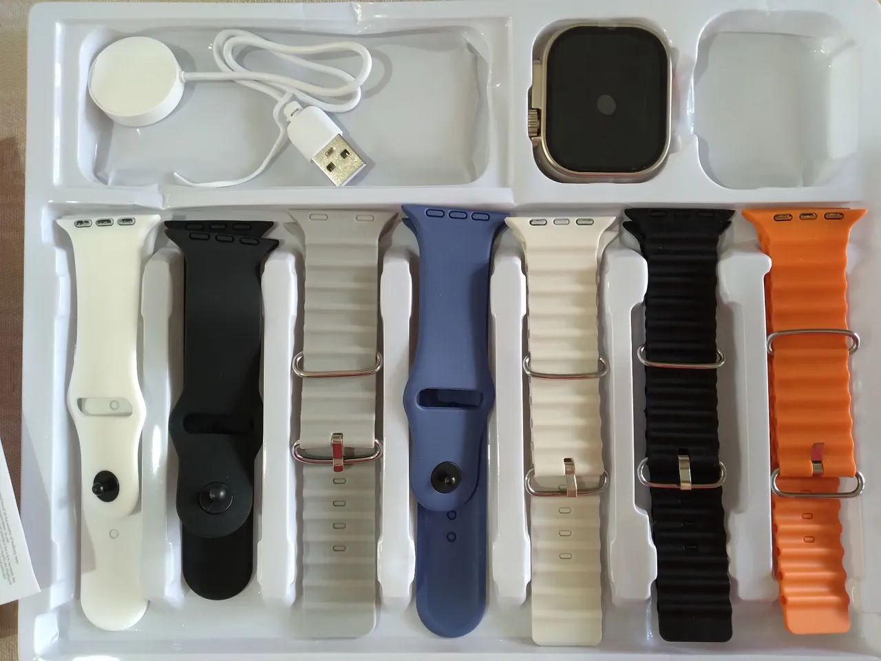 Smartwatch  Ultra 9 series 42mm 7in1   - Foto 4