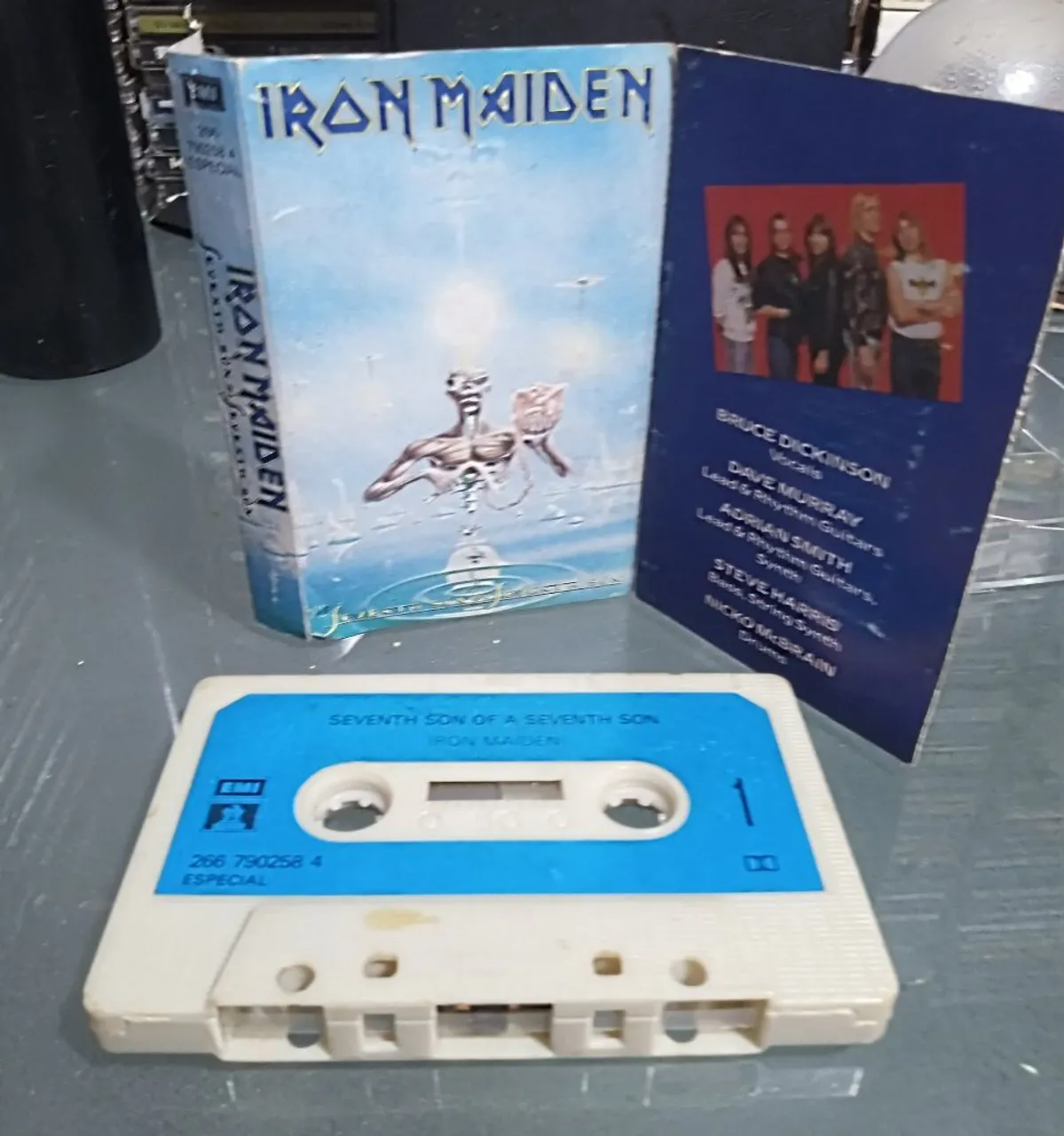 Fita Cassete K7 IRON MAIDEN Seventh Son Of A Seventh Son
