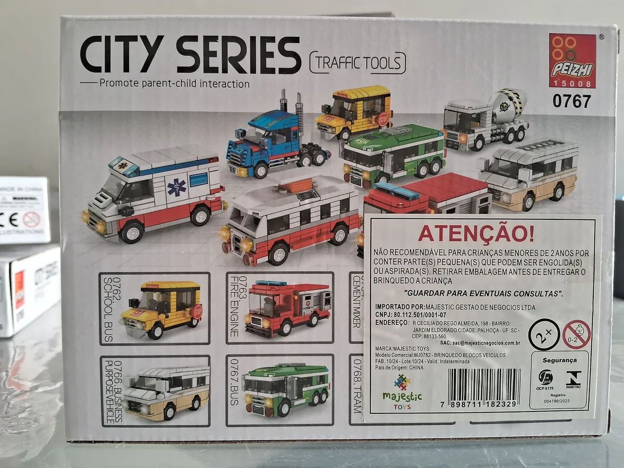 Blocos de Montar- City Series - Ônibus - Pezzi 15008 - Foto 2