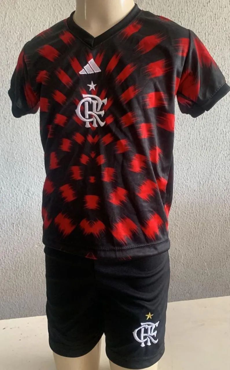 Conjunto Flamengo Adidas - Infantil - Foto 2