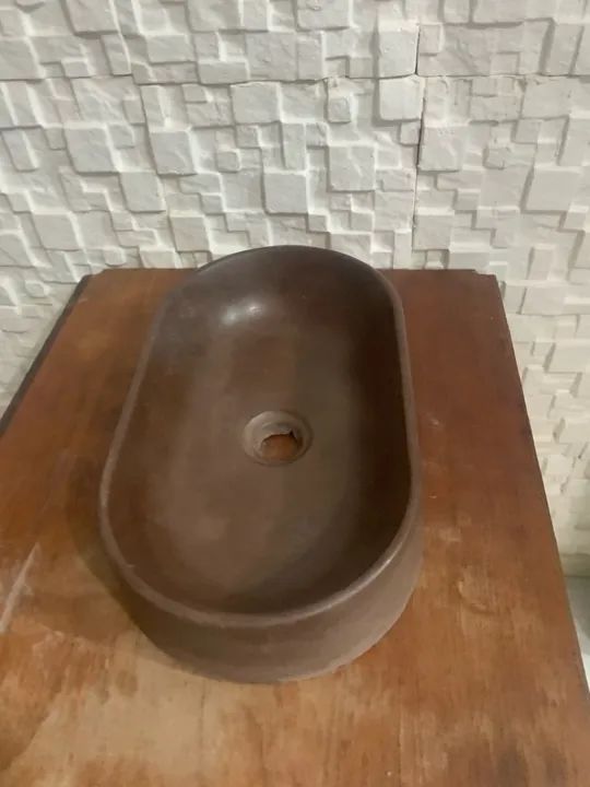 Cuba de sobrepor de concreto 