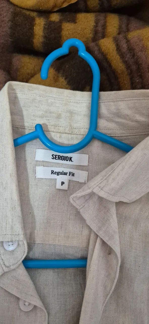 Camisa linho Sergio K branca - Foto 2