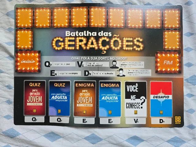 Batalha das Gerações - Jogo de tabuleiro - Completo - Foto 2