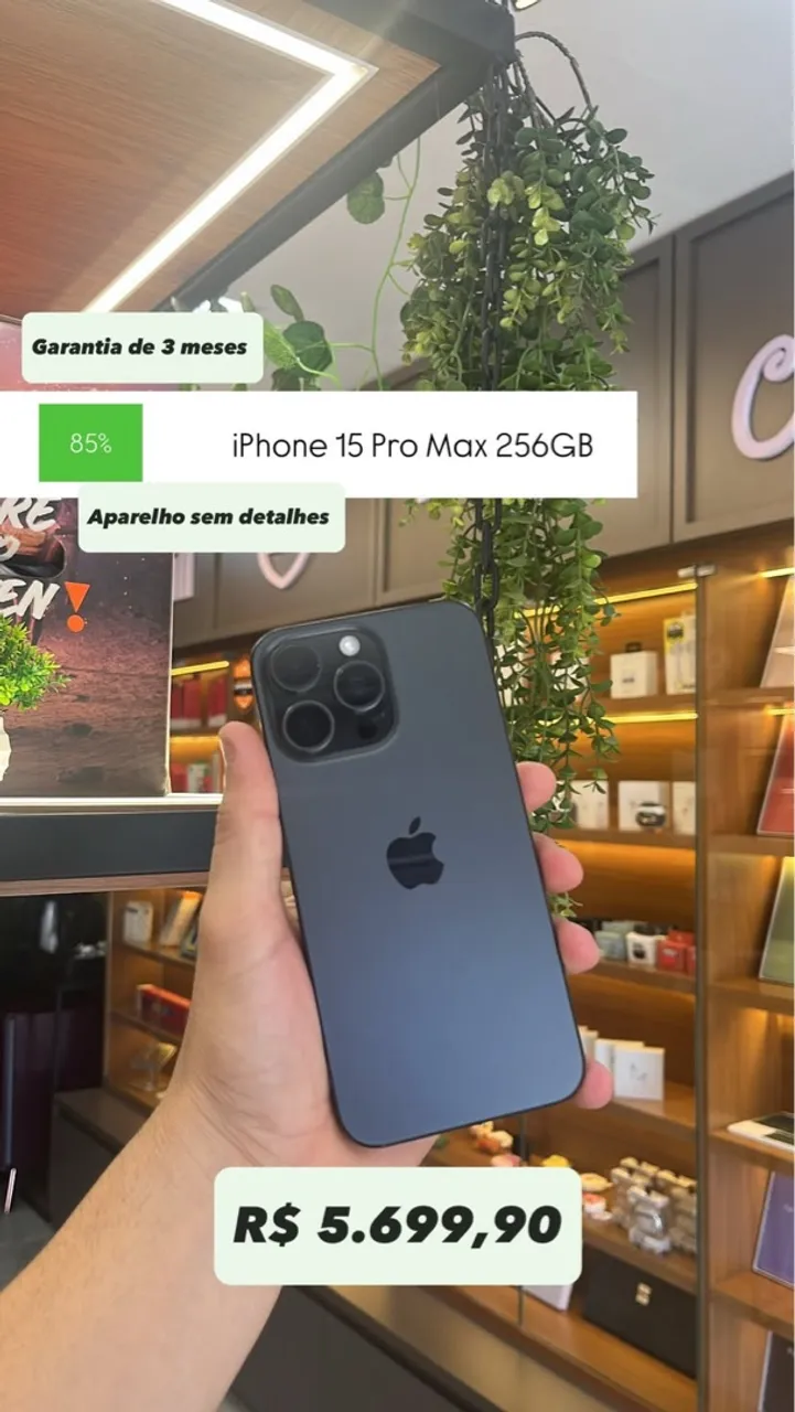 iPhone 15 Pro Max 256GB 85%