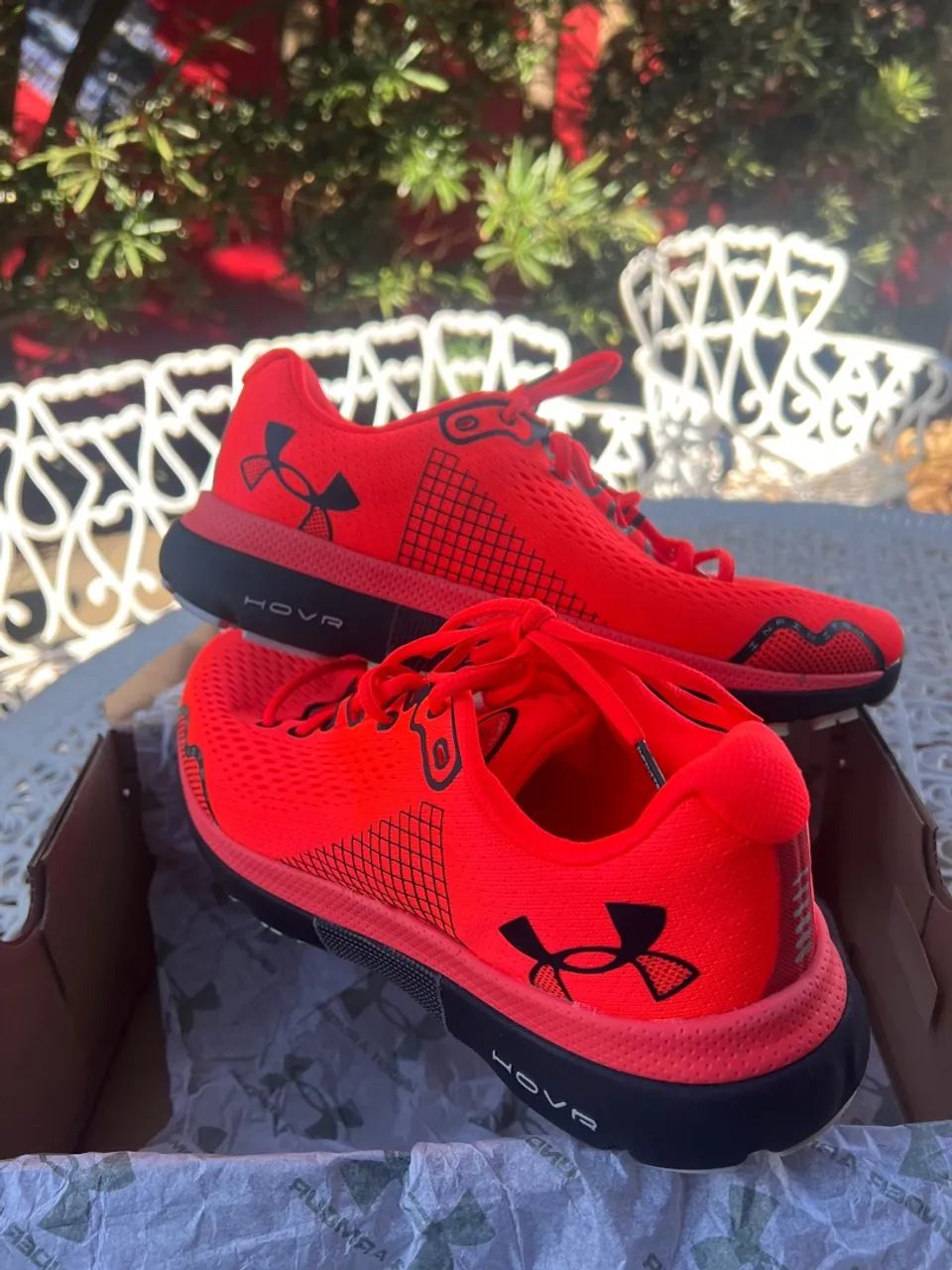 Tênis Under Armour Infinite 4, Vermelho, Novo, original 