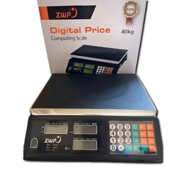 Balança Digital Comercial ZWP 2g ate 40kg