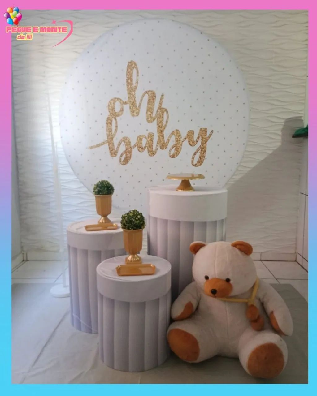 PEGUE E MONTE TEMA CHÁ DE BEBÊ