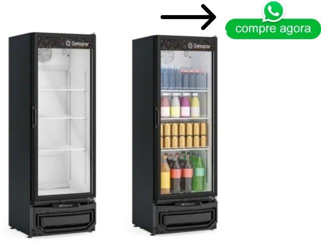 Refrigerador Gelopar para Bebidas e Laticínios 410 Litros