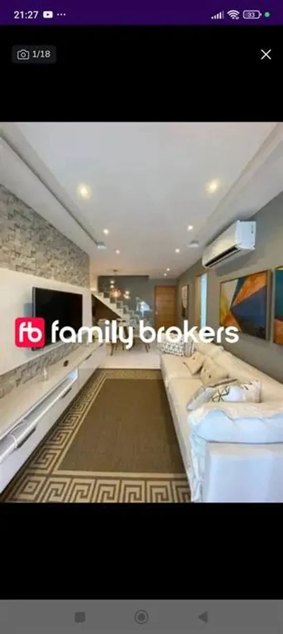 PORTEIRA FECHADA: INCRÍVEL COBERTURA DE 3 QUARTOS À VENDA / PARA ALUGUEL - RECREIO