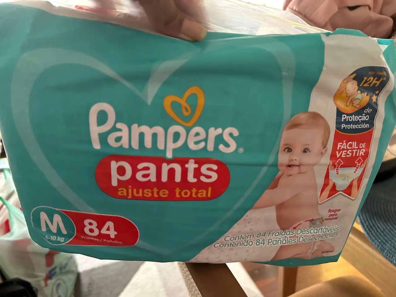 Fraldas Pampers- 2 Pacotes com 84 unidades - Foto 2