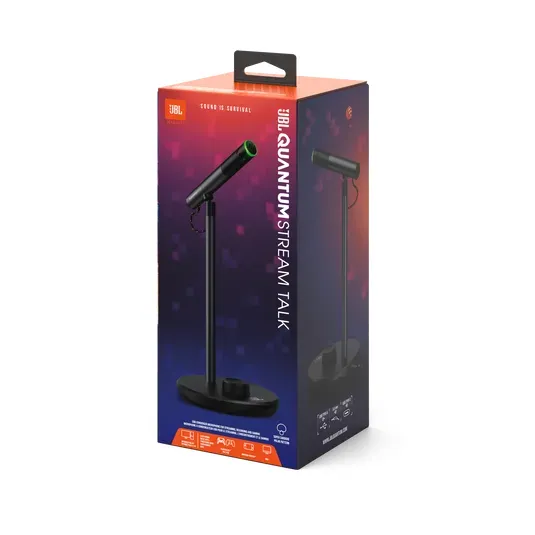 Microfone Condensador Quantum Stream Talk JBL Preto Original Loja Física Garantia Nota