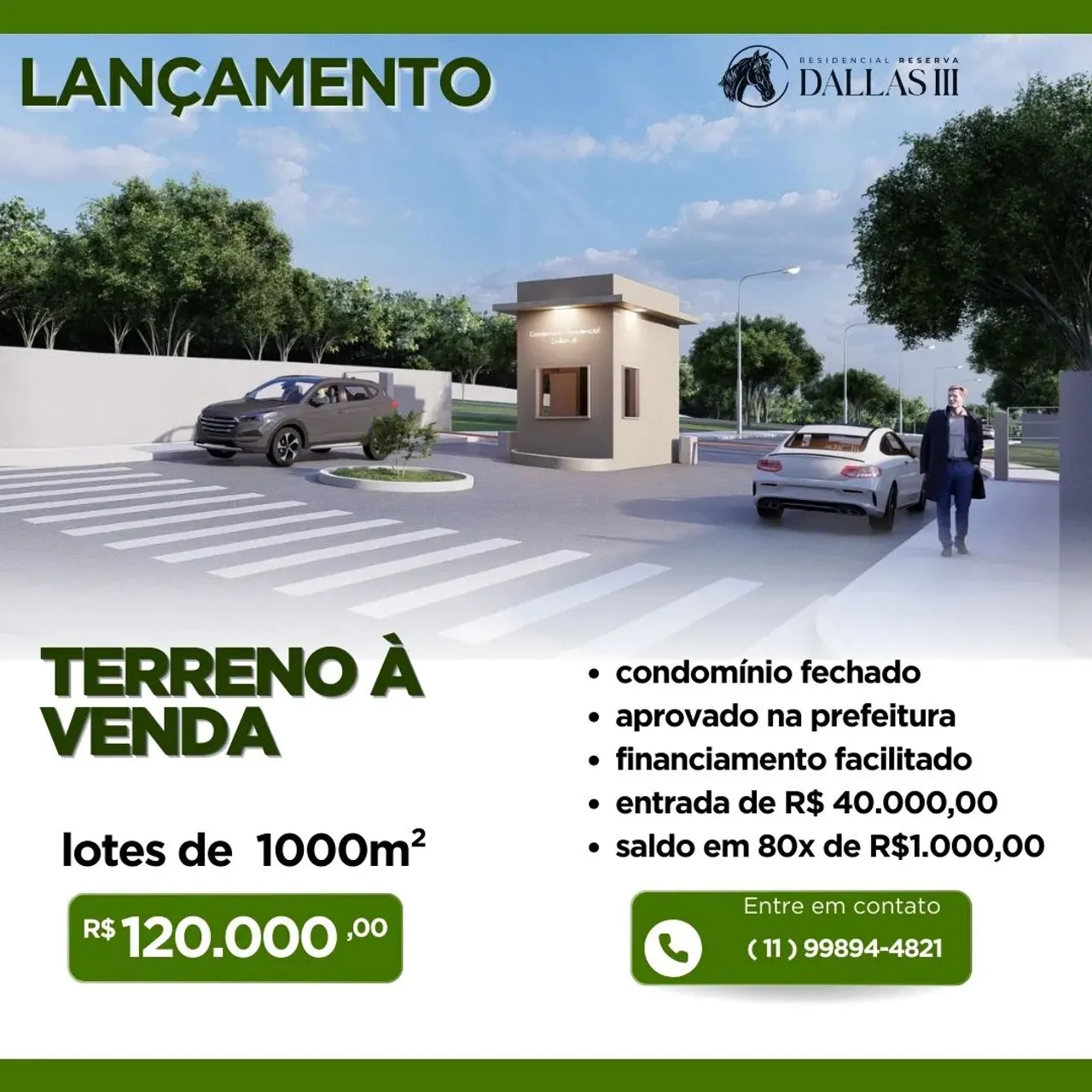 terrenos para chácara (condomínio fechado lançamento) em - Araçoiaba da Serra - SP