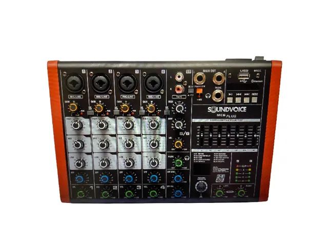 Mesa De Som Mc6 Plus - 6 Canais - Foto 5