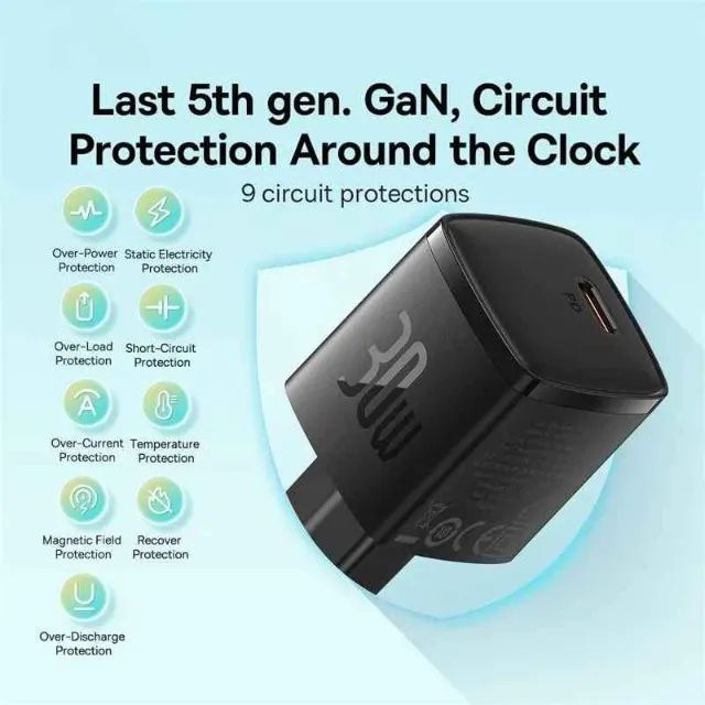 Fonte Baseus 30w USB C - Foto 2