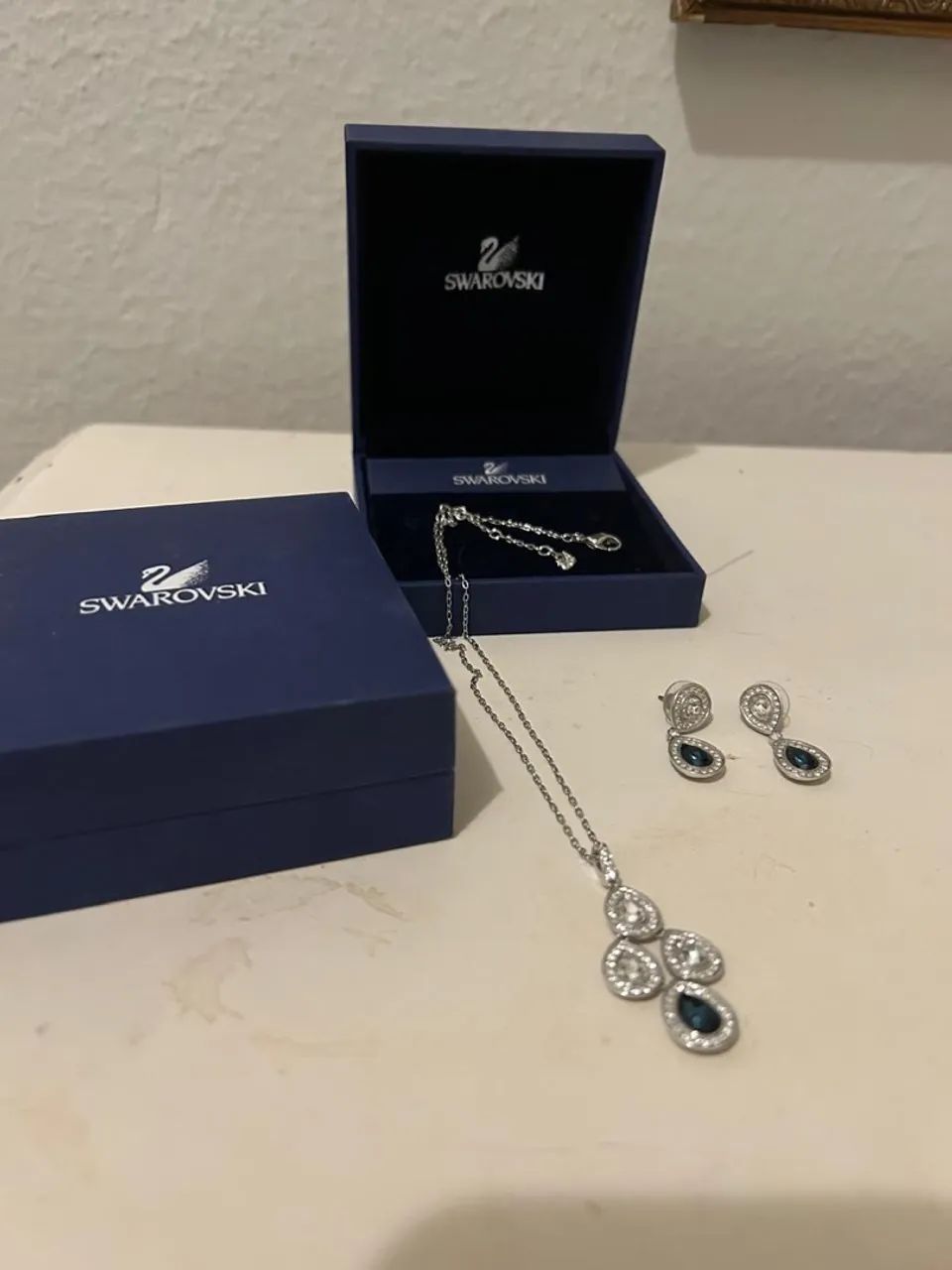 Conjunto Swarovski: colar e brincos - Foto 5