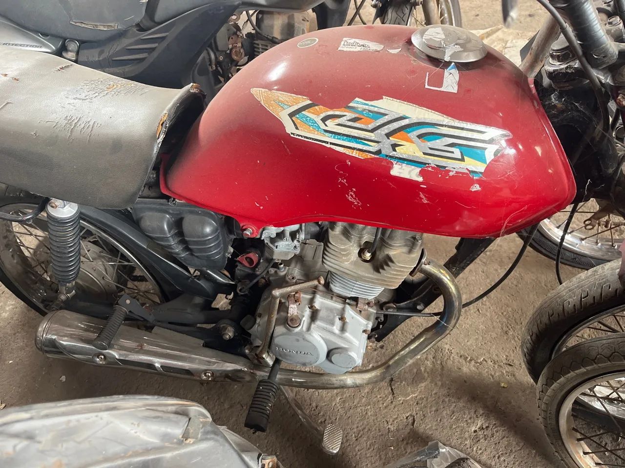 Moto Honda CG 125  sucata 