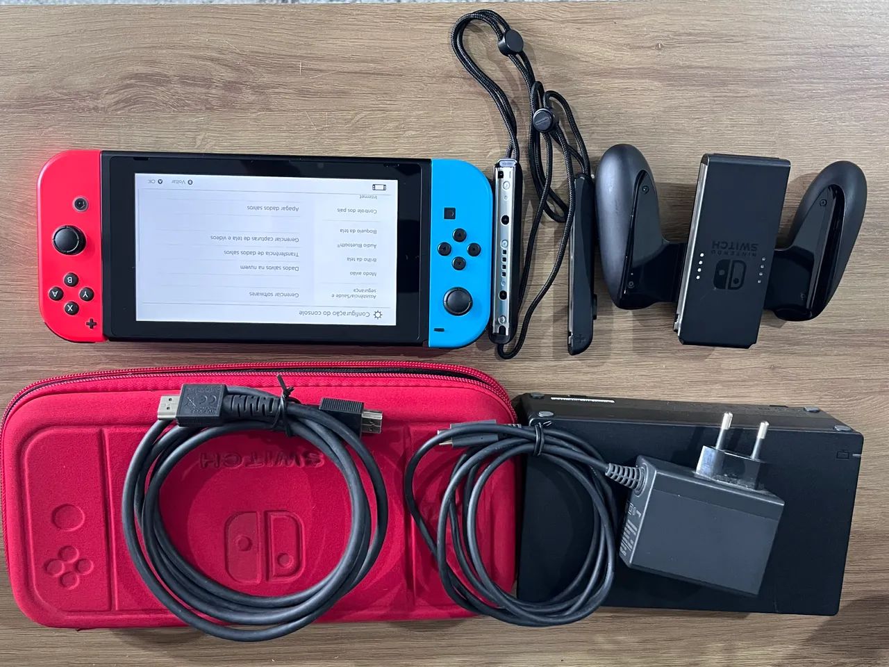 Nintendo Switch HAC-001 32gb+SD256gb sem jogos - Consoles de Vídeo