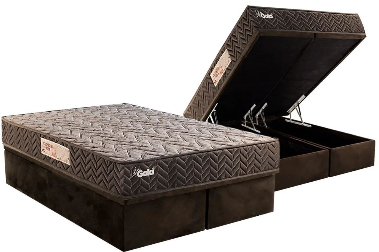 Baú casal carioc + Molas escadas D80 Life Gold Paropas Mega Promoção 