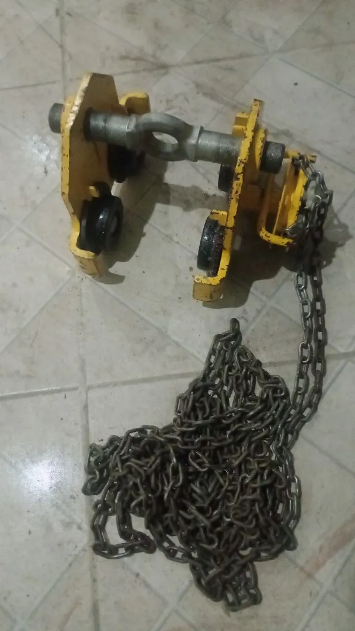 Trole para talha manual