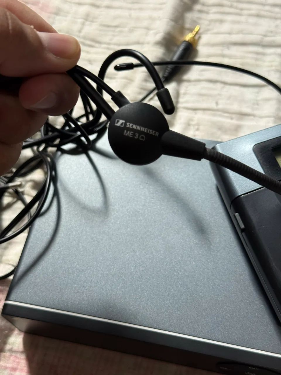 Microfone auricular sem fio Sennheiser (Muito novo) - Foto 4