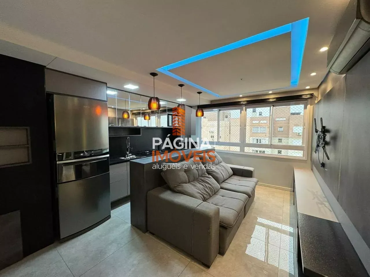 Apartamento de 78,71m² completamente mobiliado para venda, Fátima, Canoas - AP310