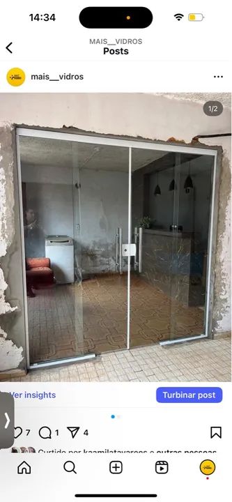 Portas de vidro 