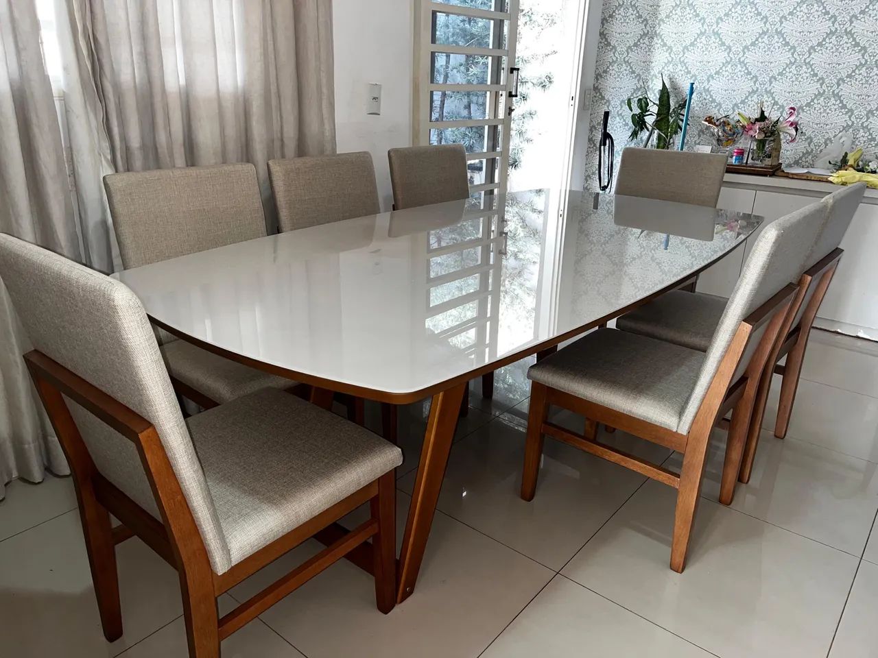 Mesa de madeira pronta entrega 
