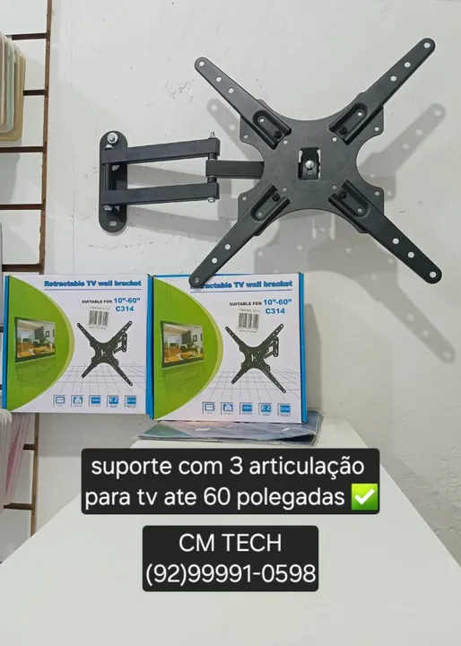 Suporte para TV articulado (Fazemos entregas)
